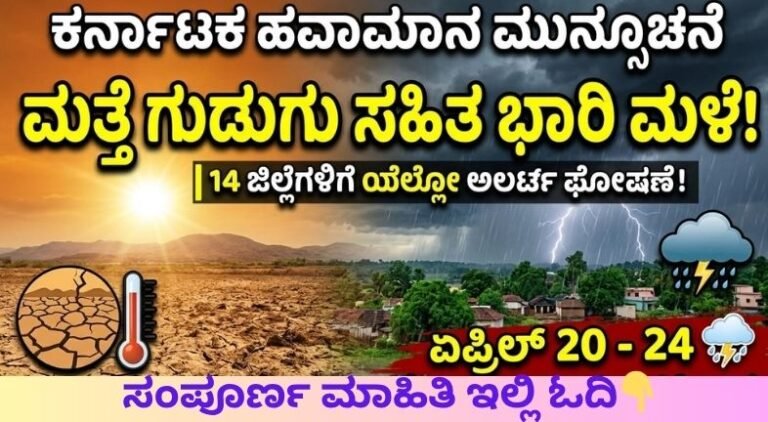 Karnataka Rain Alert: